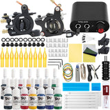 Complete Tattoo Kit Coil Tattoo Machine Set Tattoo Power Supply Needles Tattoo Machine Kit for Beginner Starter Tattoo supplies