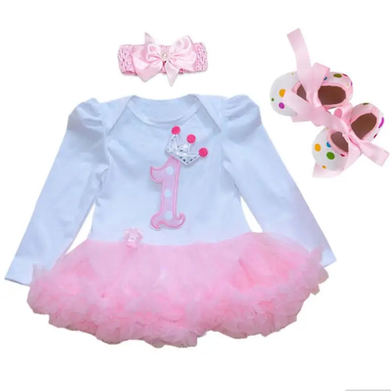 Baby girl Clothes elsa anna costume for Baby Infant Birthday Party Dress Tutus Newborn Jumpsuit Bebe Romper Little Girl Clothes