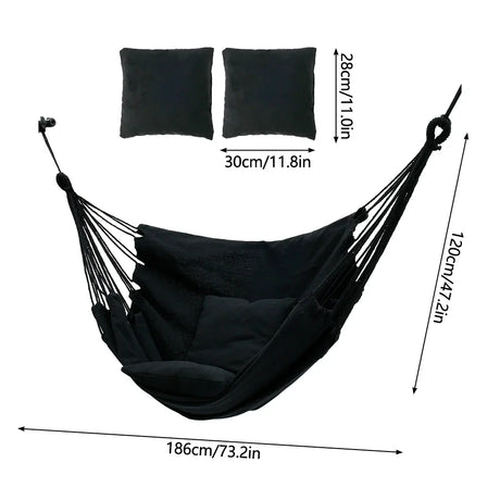 Hammock Chair Hanging Rope Swing Chair Portable Comfortable Hammock Seat Hanging Sleeping Swing Chair Home Outdoor Dropshipping