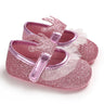 Summer Fashion Newborn Pink Baby Shoes Non-slip Cloth Bottom Shoes For Girls Elegant Breathable Leisure Baby First Walking Shoes