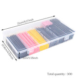 Hot Sale 300PCS/Box Eyelash Extension Set Lashes Micro Brush Disposable Mascara Applicator Lipstick eyelashes Makeup Tools