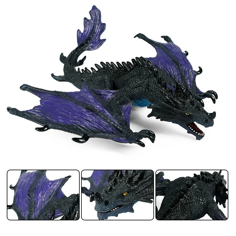 New Mythical Animal model dragon figurines ice devil ocean octopus monster Phoenix action Figure Children's Collection Toy Gifts