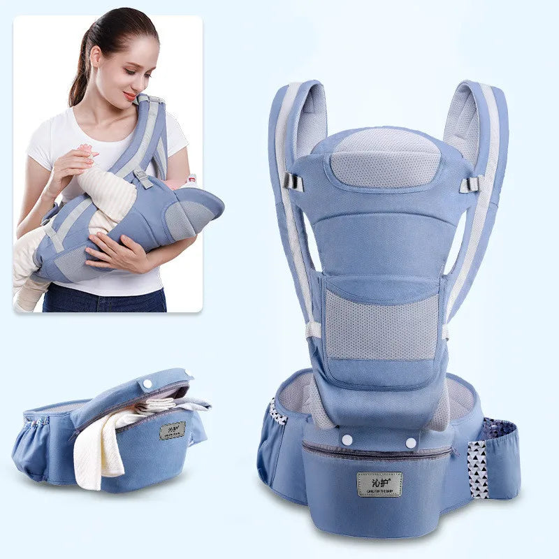 0-36M Ergonomic Baby Carrier Infant Kid Baby Hipseat Sling Save Effort Kangaroo Baby Wrap Carrier for Baby Travel