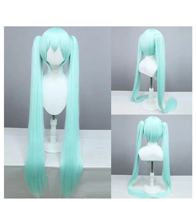 15 Colors Miku Cosplay Wigs Japanese Singer Wig Fiber Heat Resistant Synthetic Hair Women Anime Lolita COS Outfits Accessories