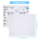 2pcs Towel Sublimation DIY White Blank Double Layer Baby Blanket