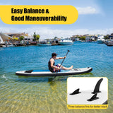 Inflatable Stand Up Paddle Board Non-Slip SUP Board Water SurfBoard Accessories Set with Air Pump Carry Bag Leash Standing Boat