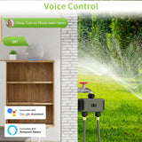 Diivoo 1/2/3 Zone Garden Watering Timer Wifi Automatic Drip Irrigation Controller Water Valve Garden Automatic Watering System