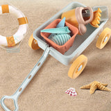 Push Car Sand Toy Beach Kids Toy Funny Outdoor Sand Plaything Sliding Trolley Toy