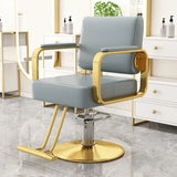 Gold Salon Beauty Barber Chair Luxury Personalized Lifter Classic Chair Swivel Cheap Minimalist Fashionable Cadeira Furniture