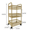 Food Trailer Trolley Rolling Cart Organizer Metal Vegetable Utility Trolley Wine Garden Grocery Archivadores Restaurant Furiture