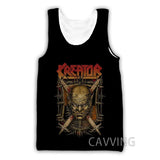 New Fashion Women/Men's 3D Print kreator  Tank Tops Harajuku  Vest  Summer Undershirt Shirts Streetwear