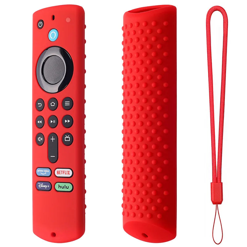 1~4PCS For Amazon Fire TV Stick 4K TV Stick Remote Silicone Case Protective Cover Skin Remote Control Protection Silicone Cover