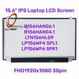 15.6" IPS Laptop LCD Screen B156HAN06.1 Fit B156HAN04.1 LTN156HL09 LP156WF4 SPL1 LP156WF6 SPK1 FHD 1920x1080 LED Display Panel