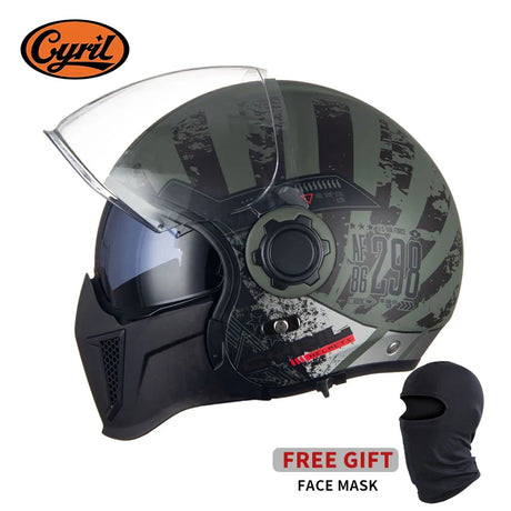 Modular Motorcycle Helmet Full Face Open Face Helmets Men helmet DOT ECE APPROVED CYRIL OP12A Capacete de Moto Masculino