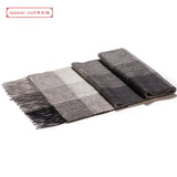 High Quality 100% Wool Scarf Men Autumn Winter Korean Long Warm Plaid Couple Muffler Male Soft Cashmere Thermal Shawl Gentlemen