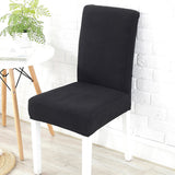 Dining chair Cover For Home Polar Fleece Fabric Chair Cover Stretch Slipcovers Seat Chair Covers Banquet Hotel Dining Room