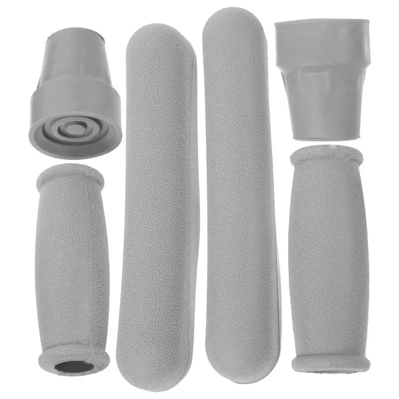 1 Set Of Underarm Crutch Pad Walking Crutch Hand Grip Crutch Accessory Mobility Aid Canes Parts Underarm Hand Grip Crutch Pad