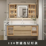 Locker Display Bathroom Cabinet Shelves Toilet Closet Bathroom Cabinet Wooden Washbasin Badezimmer Schrank Home Furniture YQ