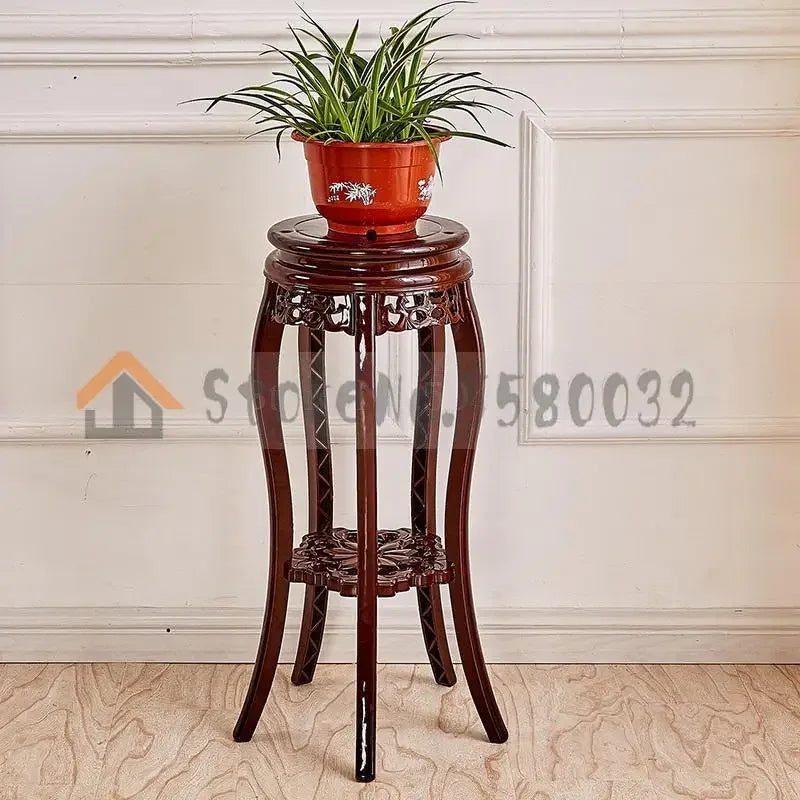 Plastic Plant Stand Flower Stands Multi-layer Pot Rack Single Antique Living Room Balcony Indoor Floor Storage Shelf