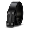 3.4cm Wide Automatic Metal Buckle Belt For Men Genuine Leather Waistband High Quality luxury Brand Casual Cowskin Ceinture Homme