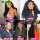 13x4 Lace Front Human Hair Wigs Deep Wave Brazilian Remy Human Hair Lace Frontal Curly Human Hair Wigs For Women 250 Density