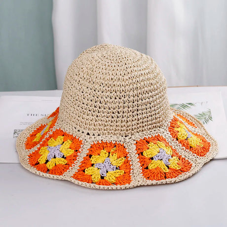 NEW 2022 Womens Straw Hats crochet hat bucket hat UV Protection Sun Visor beach hat Women Visors Ladies hat Women Summer hat Cap