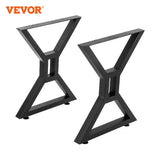 VEVOR 2PCS Table Legs Metal Simple DIY Table Feet Legs Bracket Furniture Hardware Accessories For Home Office Desk Table Parts