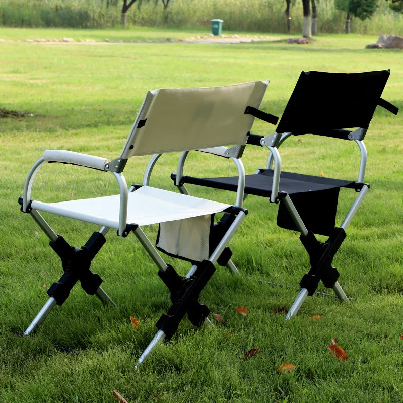 Outdoor Camping Chair Beach Fishing Chair Aluminum Alloy Travel Hiking Picnic Seat