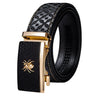 High Quality Mens Belts Black Brown Blue White Green Leather Straps Casual Gold Automatic Buckles Waistband Belt for Men Wedding