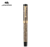 Jinhao 100 Fountain Pen Transparent Color Resin luxury Pens M/F/EF/1.0mm Extra Fine Nib Office School Supplies Stationery Gift