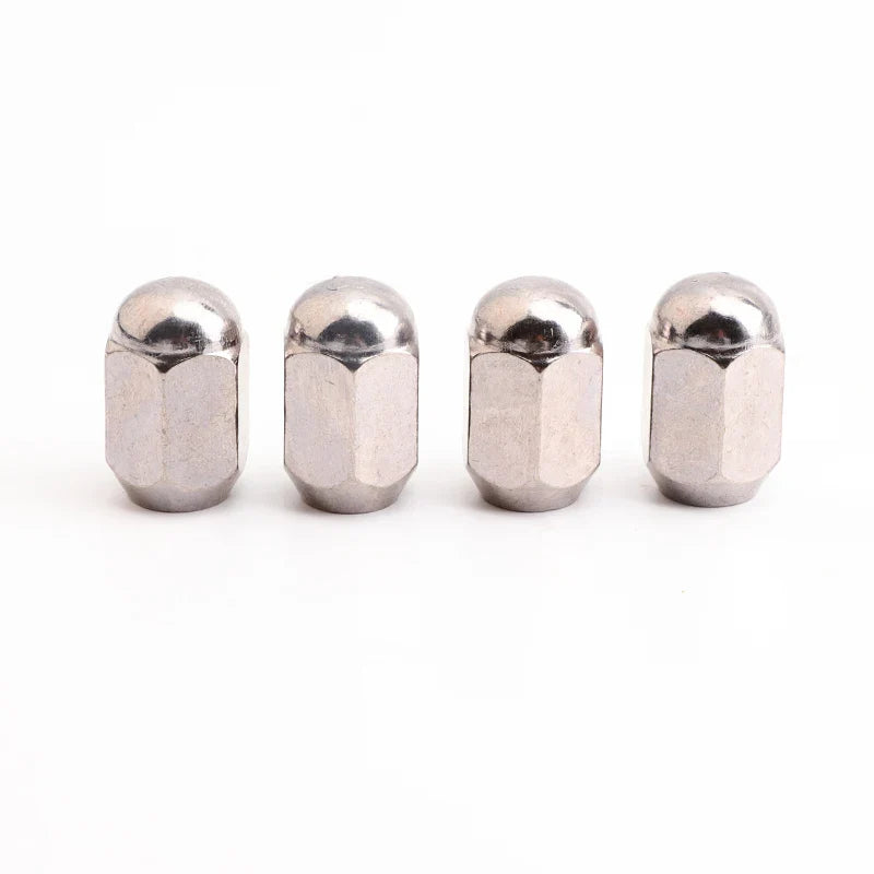 M10X1.25 Chrome Wheel Hub Nut Fit For ATV Scooter Buggy UTV Quad Bike Vehicle Moto Alloy Aluminum Rim Wheel Accessories