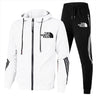 2024 Men's Winter Sports Suit Slim Fit Brand Sportswear Cardigan Long Sleeve High Quality Running 2 Piece Set +Sweatpants