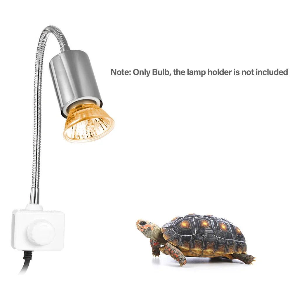 New 25W Halogen Heat Lamp UVA UVB Basking Lamp Heater Light Bulb for Reptiles Lizard Turtle Tortoise Aquarium Habitat Lighting