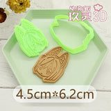 Genshin Impact Neuvillette Cake Tool Animal Cookie Cutter Christmas Cutters Biscuit Stamp Fondant Mould Baking Sugarcraft Molds