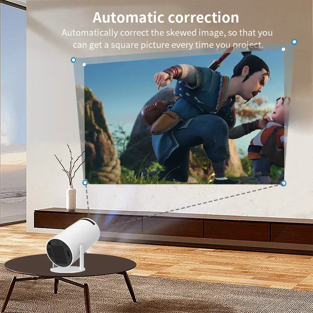 Xiaomi 2023 NEW 4K Android 11 Dual Wifi6 200 ANSI Allwinner H713 BT5.0 1080P 1280*720P Home Cinema Outdoor portable Projetor