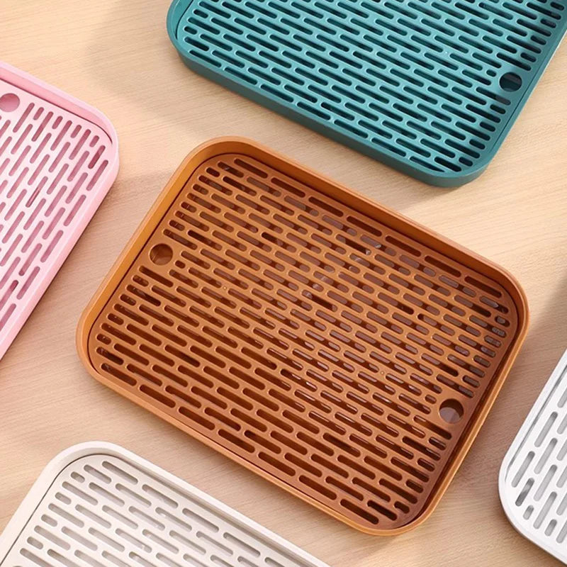 Coffeeware Teaware Tea Tray Plastic Silicone Dish Dry Fruit Serving Tray Rustic Food Office Serviertablett Tea Accessories