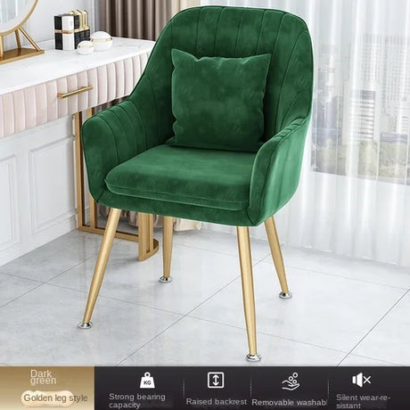 Lounge Accent Chair Salon Vanity Bedroom Floor Modern Living Room Chair Theater Kitchen Party Hotel Cadeira Restaurant Furiture