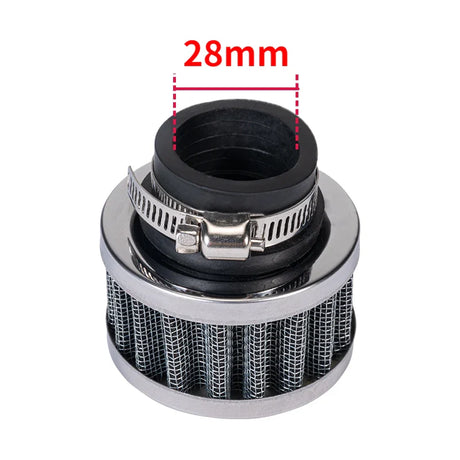 Motorcycle Air Filter 28-60mm High Flow Sports Intake ATV Pit Dirt Bike for Honda Kawasaki Yamaha 50mm Moto Air Filters Systems