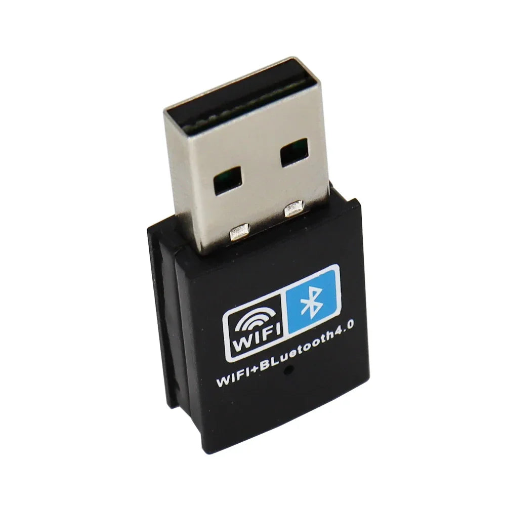 WiFi Bluetooth Wireless Adapter 150Mbps USB Adapter 2.4G Bluetooth V4.0 Dongle Network Card RTL8723BU for Desktop Laptop PC