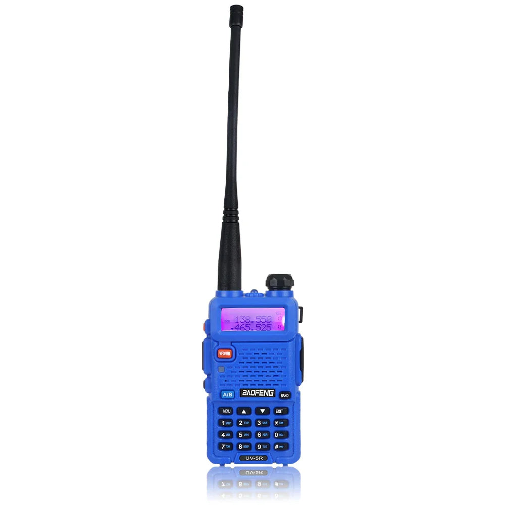 Baofeng UV-5R Dual Band Walkie Talkie VHF 136-174MHz UHF 400-520MHz 128Ch 5W FM Portable Two Way Radio with Headset