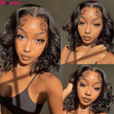 Body Wave Wear And Go Glueless Bob Wigs For Women Ready To Go Human Hair Wigs 4x4 Pre Cut Lace Closure Wig Human Hair