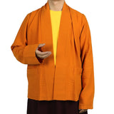 Lamaism Costume Monk Clothes Tibetan Buddhism Costume Guru Clothes Single Layer Cotton And Hemp Top Tibetan Monk Clothing 2023