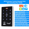 WiFi Tuya Door Access Control Keypad IP68 Waterproof RFID Keyboard Controller Reader Touch Door Opener APP Remote Unlock WG26/34