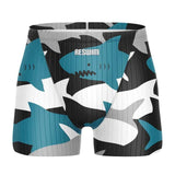 2024 Summer Swimming Trunks Men's Professional Tights Jammer Swimwear Outdoor Beach Printed Durable Training Surfing Swim Shorts