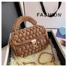 DIY Knitted Handbag Wallet Fashion Rope Woven Ladies Handbag Designer Casual Chain Shoulder Messenger Bag