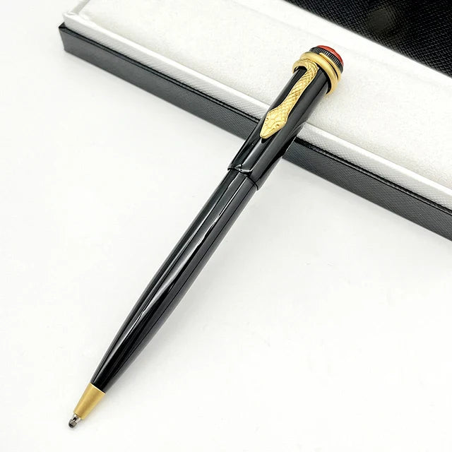 PPS Inheritance Series MB Red&Black Classic Fountain Rollerball Ballpoint Pen with Exquisite Snake Clip Writing Smooth