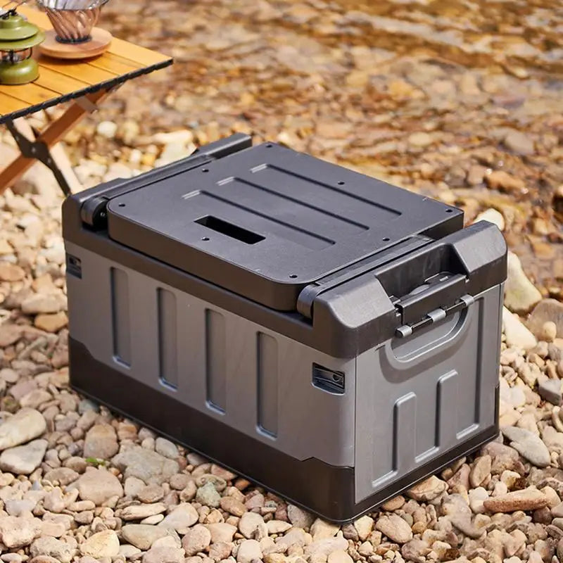 Large Capacity Fishing Tackle Box Multifunctional Fishing Lures Hook Box Foldable Storage Organizer Portable Outdoor Tackle Box