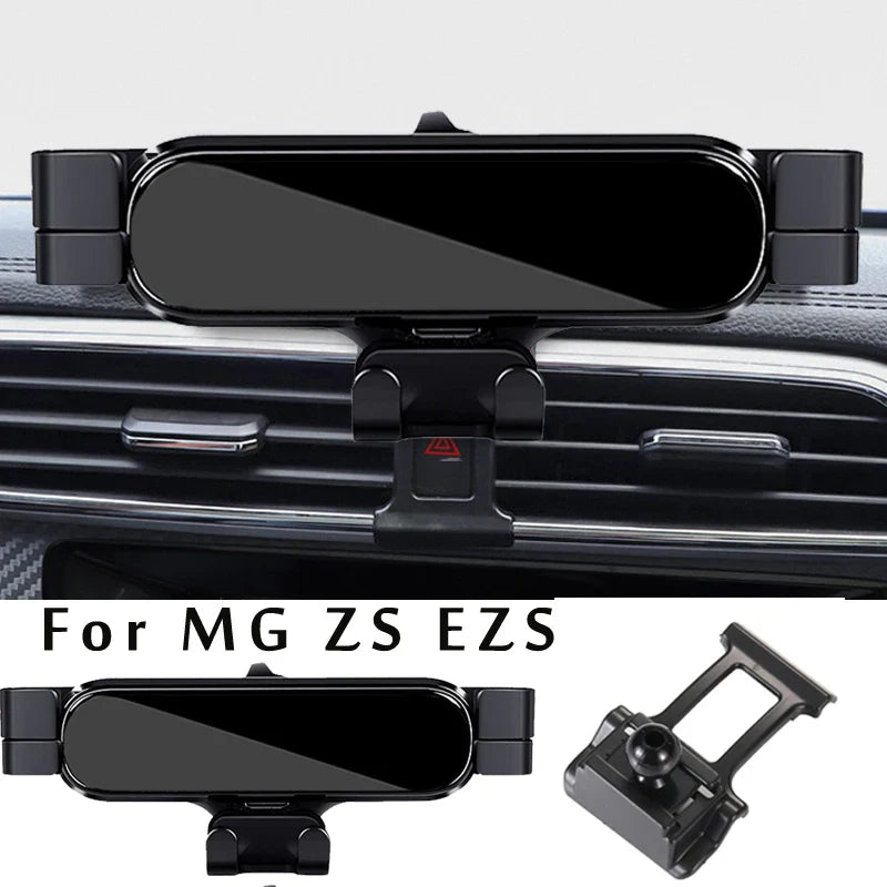 Car Phone Holder For MG ZS ev HS 2021 2022 Car Styling Bracket GPS Stand Rotatable Support Mobile Accessories