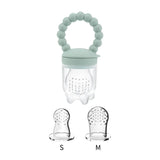 Baby Pacifier Fruit Feeder Baby Silicone Mesh Bag Pacifier Food-grade Fruit and Vegetable Feeder Nursing Toddler Teething Toys