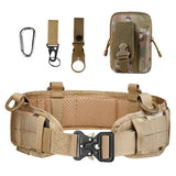 Men's Waist Belt Set Military Outdoor Hunting Tactical Multi-functional Combat Survival High Quality Marine Corps Style